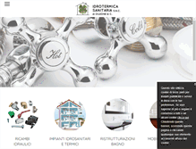 Tablet Screenshot of idraulicaeristrutturazioni.com